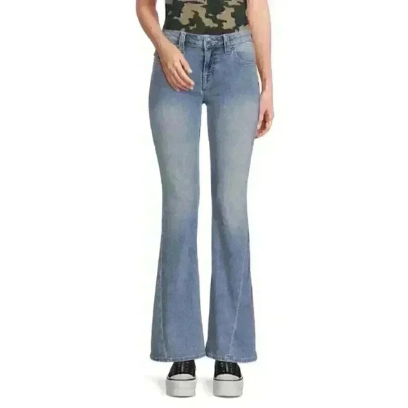 NEW! True Religion Women's 30 Joey Low Rise Faded Flare Jean NWT $149 - Picture 1 of 2